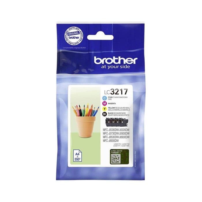 Komplet kartuš Brother LC3217 (CMYK) / Original