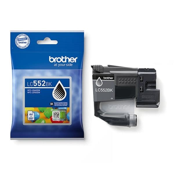 Kartuša Brother LC552 Black / Original