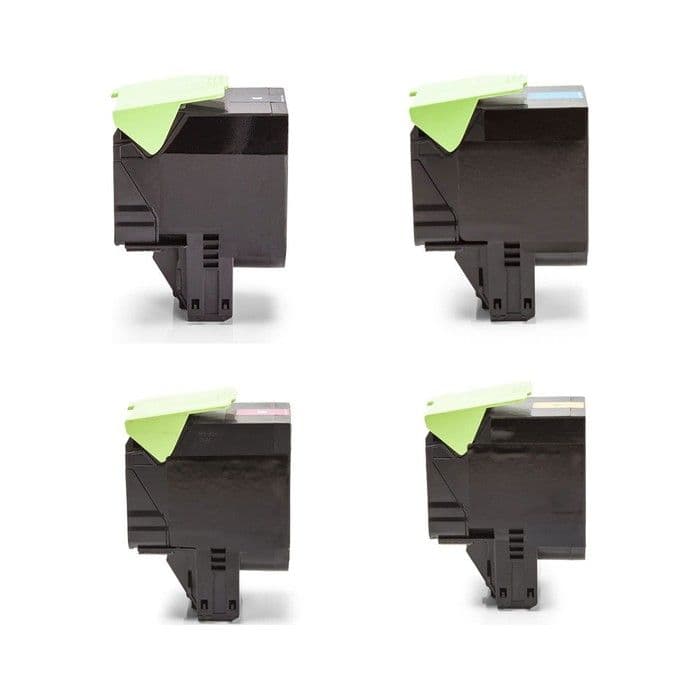 Komplet tonerjev Lexmark 702HK, 702HC, 702HM, 702HY (CS310 / CS410 / CS510)
