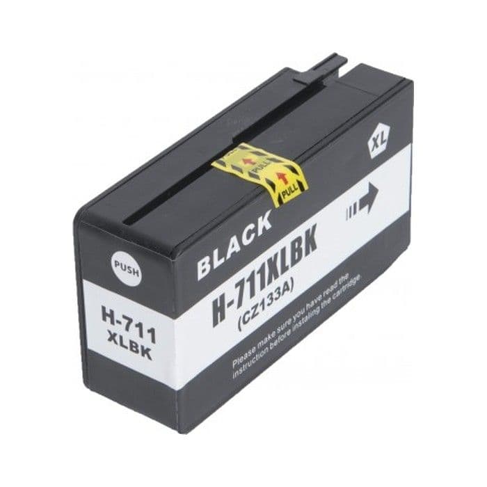 Kartuša za HP 711 Black / XL kapaciteta, kompatibilna