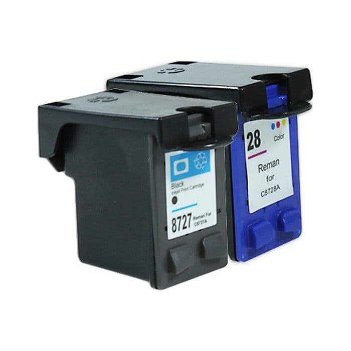 Komplet kartuš za HP 27 XL in HP 28 XL, kompatibilne