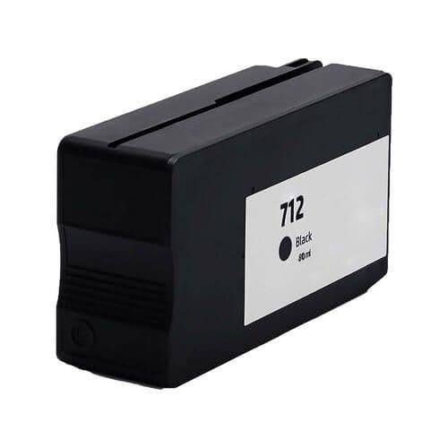 Kartuša za HP 712 XL Black, kompatibilna