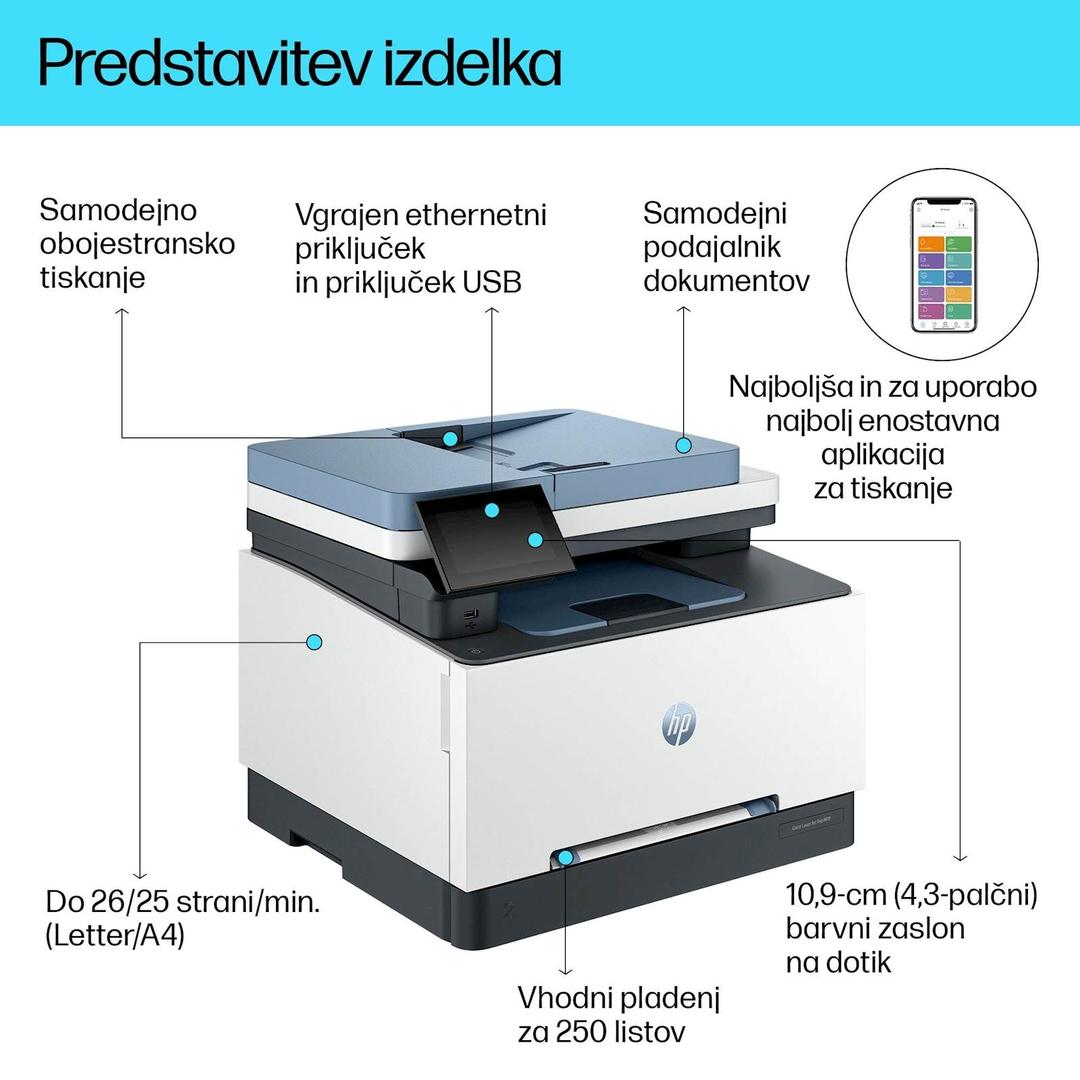 Multifunkcijska barvna Laserska naprava HP Color LaserJet Pro MFP 3302fdn — slika 5