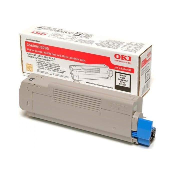 Toner OKI 43324408 Black (C5600 / C5700) / Original