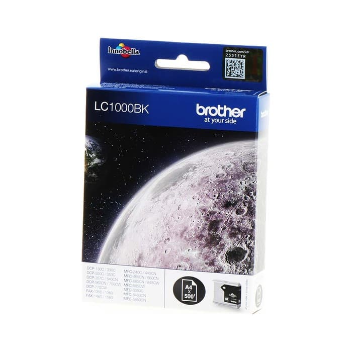 Kartuša Brother LC1000BK Black / Original