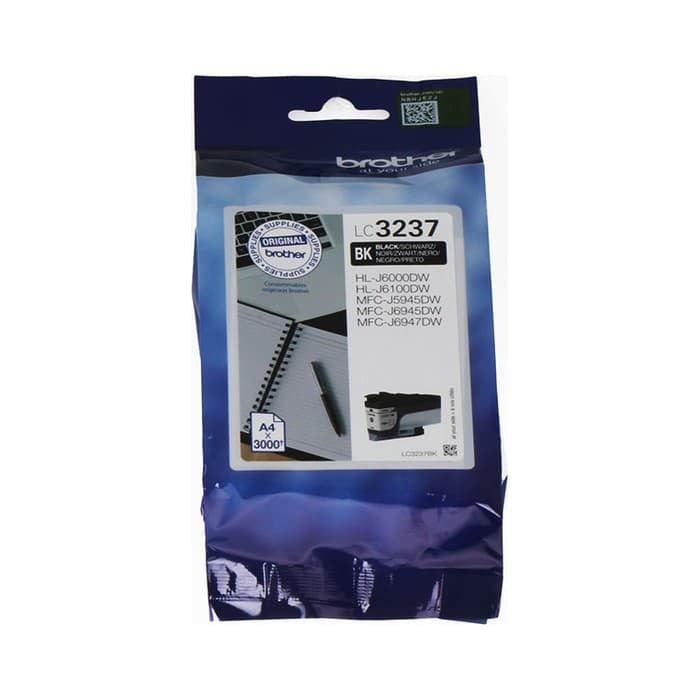 Kartuša Brother LC3237BK Black / Original
