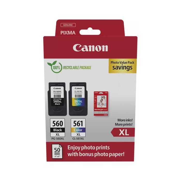Komplet kartuš Canon PG-560XL in CL-561XL Photo Value Pack / Original