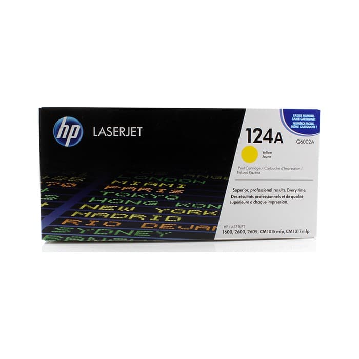 Toner HP Q6002A Yellow / 124A, original