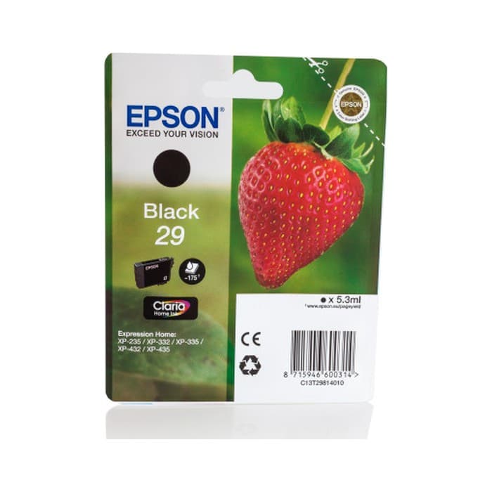 Kartuša Epson T2981 / 29 Black / Original