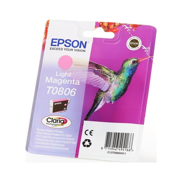 Kartuša Epson T0806 Light Magenta / Original