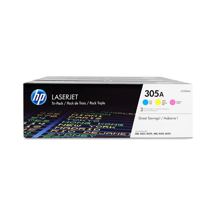 Komplet tonerjev HP CF370AM 305A (CMY), original