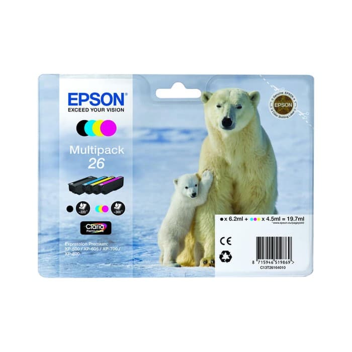 Komplet kartuš Epson 26 / Original