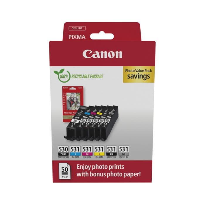 Komplet kartuš Canon PGI-530 in CLI-531 / Original
