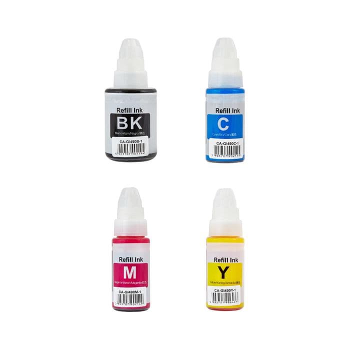 Komplet črnil Canon GI490 (CMYK)