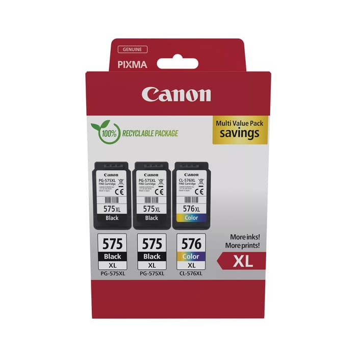 Komplet kartuš Canon 2x PG-575 XL in 1x CL-576 XL / Original
