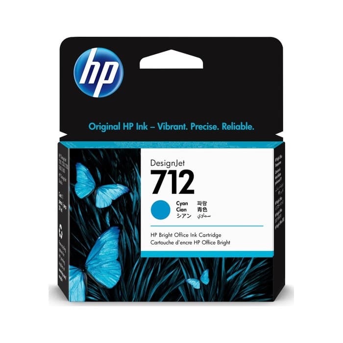 Kartuša HP 712 Cyan, original
