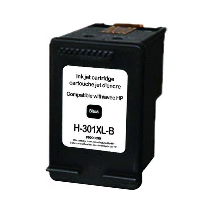 Kartuša za HP 301 XL Black, kompatibilna