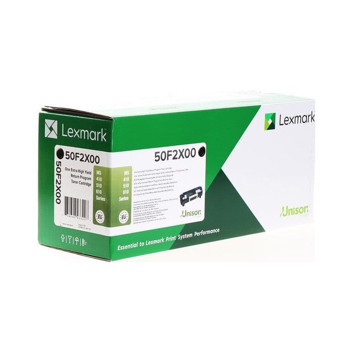 Toner Lexmark 50F2X00 Black / Original
