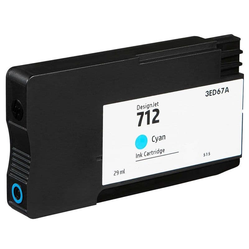 Kartuša za HP 712 Cyan, kompatibilna