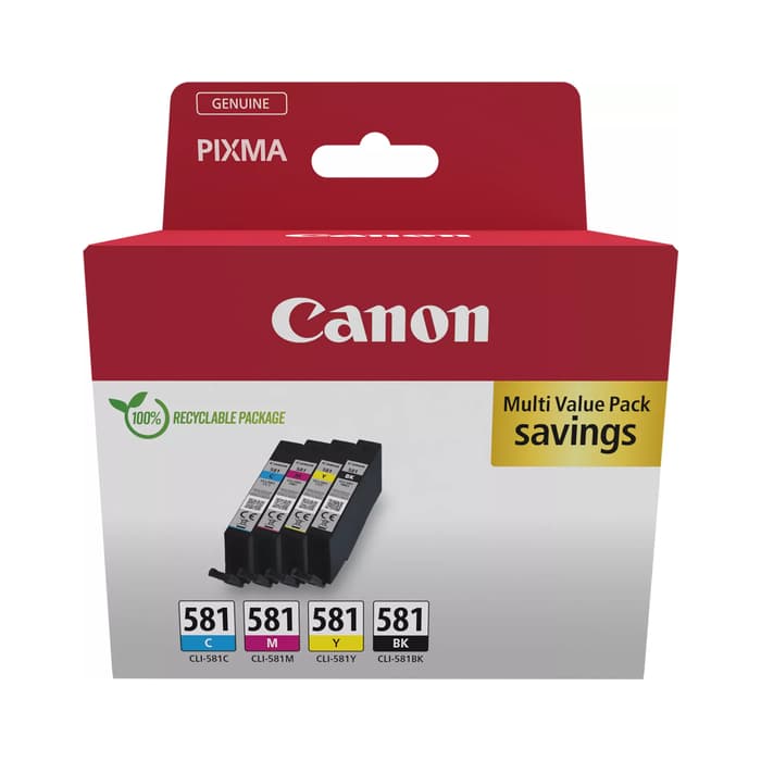 Komplet barvnih kartuš Canon CLI-581 / Original