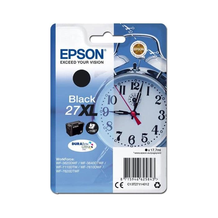 Kartuša Epson 27 XL Black / T2711 / Original