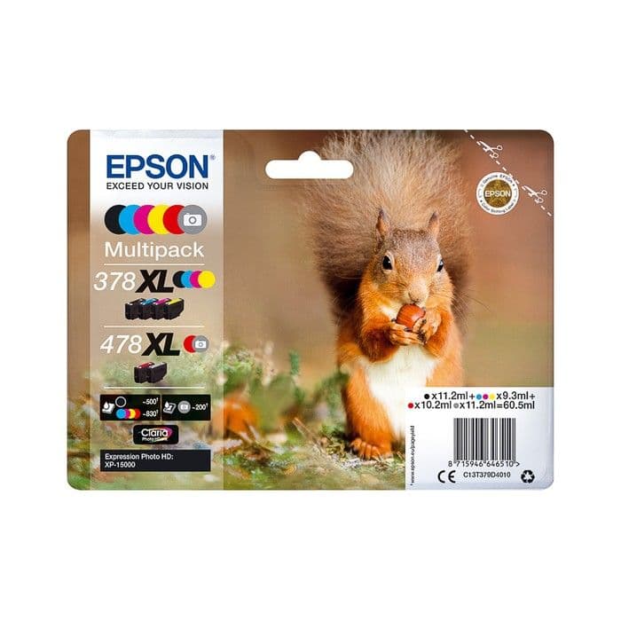 Komplet kartuš Epson 378 XL in 478 XL / Original