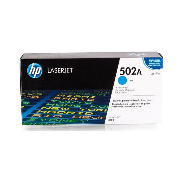 Toner HP Q6471A Cyan / 502A, original