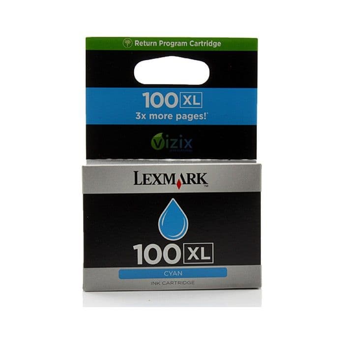 Kartuša Lexmark 100 XL Cyan / Original