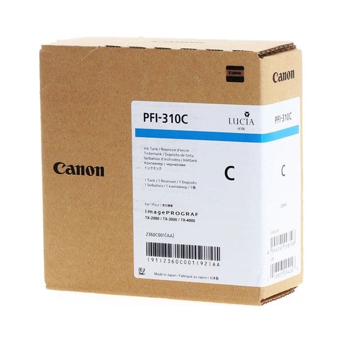 Kartuša Canon PFI-310C Cyan / Original