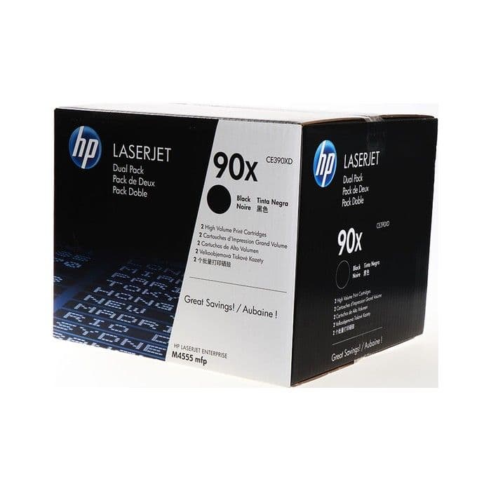 Toner HP CE390XD 90X Black / Dvojno pakiranje, original