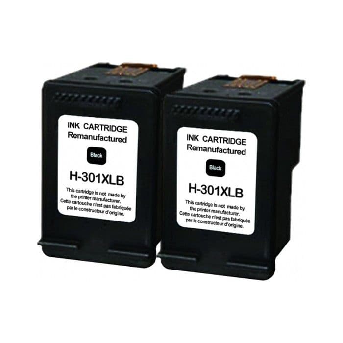 Kartuša za HP 301 XL Black / Dvojno pakiranje, kompatibilna