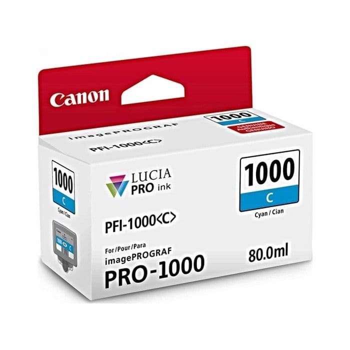 Kartuša Canon PFI-1000C Cyan / Original