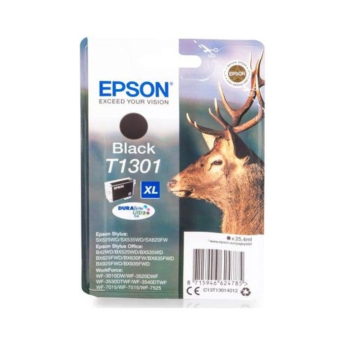 Kartuša Epson T1301 Black / Original