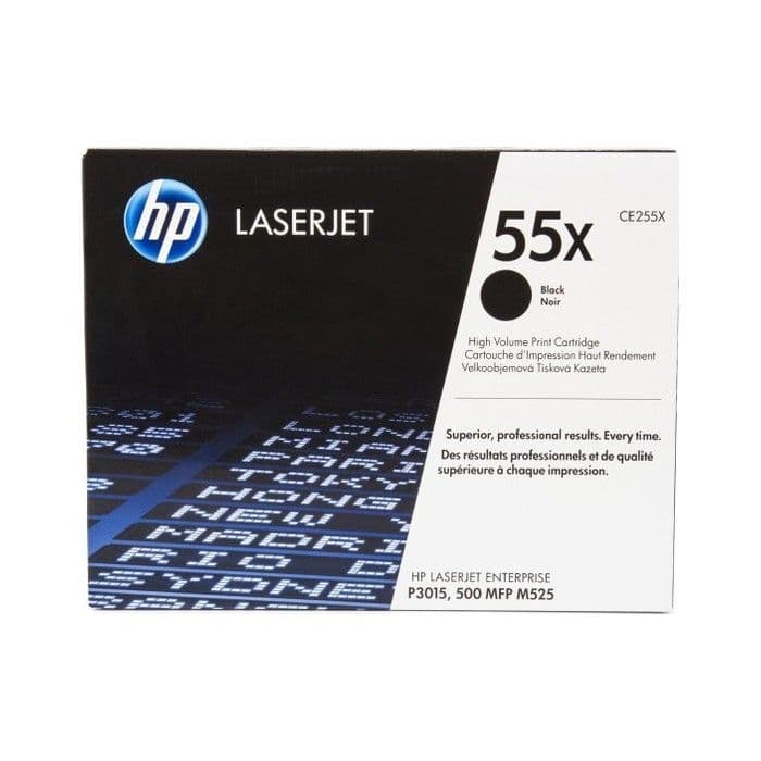 Toner HP CE255X 55X Black, original