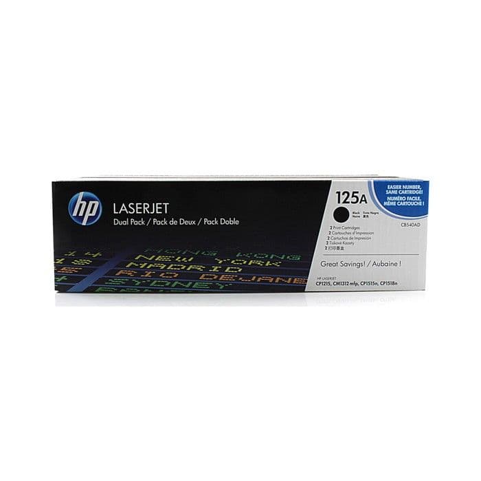 Toner HP CB540AD Black / 125A / Dvojno pakiranje, original