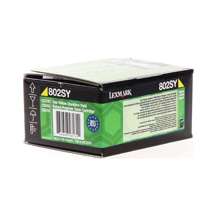 Toner Lexmark 80C2SY0 / 802SY Yellow / Original