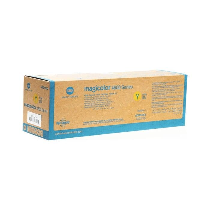 Toner Konica Minolta A0DK252 (4600) Yellow / Original