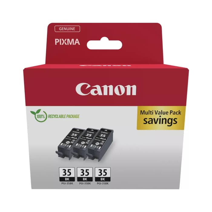 Kartuša Canon PGI-35 Black / Trojno pakiranje / Original