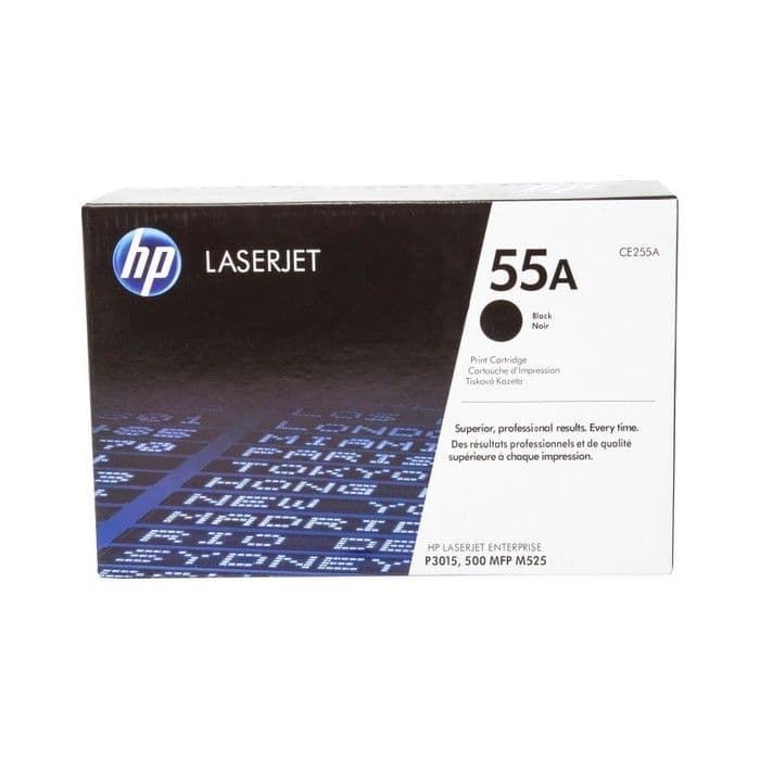 Toner HP CE255A 55A Black, original