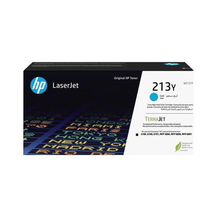Toner HP W2131Y 213Y Cyan, original