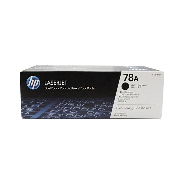 Toner HP CE278AD 78A / Dvojno pakiranje, original