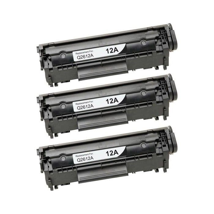 Toner za HP Q2612AD 12A Black / Trojno pakiranje, kompatibilen