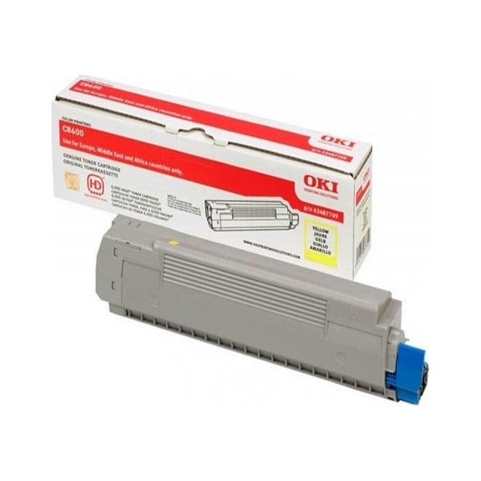 Toner OKI 43487709 Yellow (C8600 / C8800) / Original