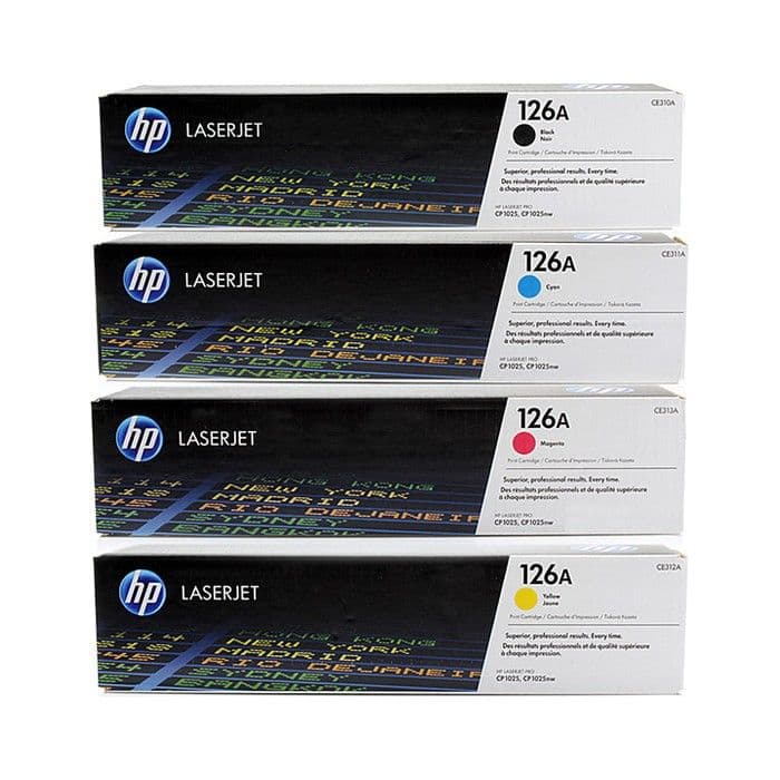 Komplet tonerjev HP 126A (CMYK), original