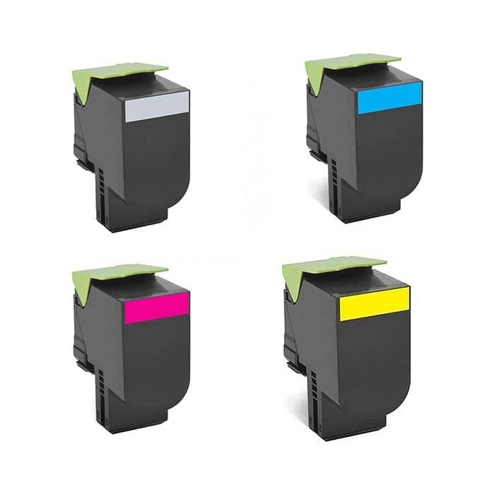 Komplet tonerjev Lexmark 802SK, 802SC, 802SM, 802SY (CX310 / CX410 / CX510)