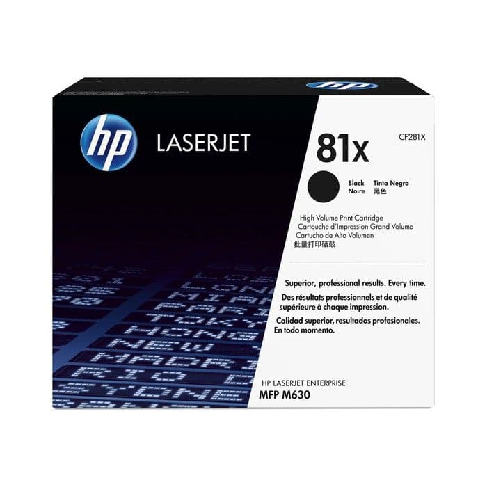 Toner HP CF281X 81X Black, original