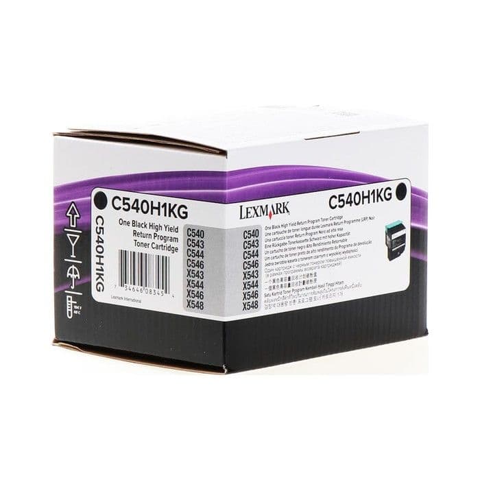 Toner Lexmark C540H1KG Black / Original