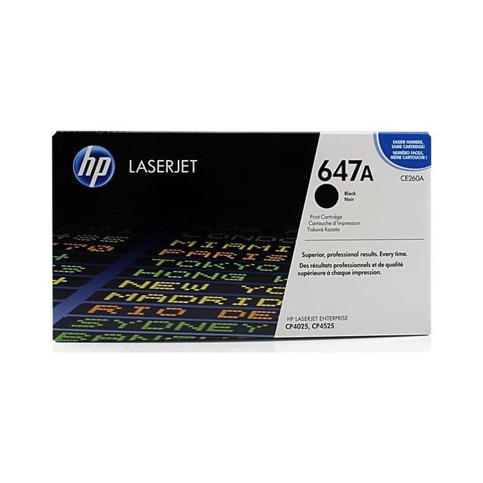 Toner HP CE260A / 647A Black, original