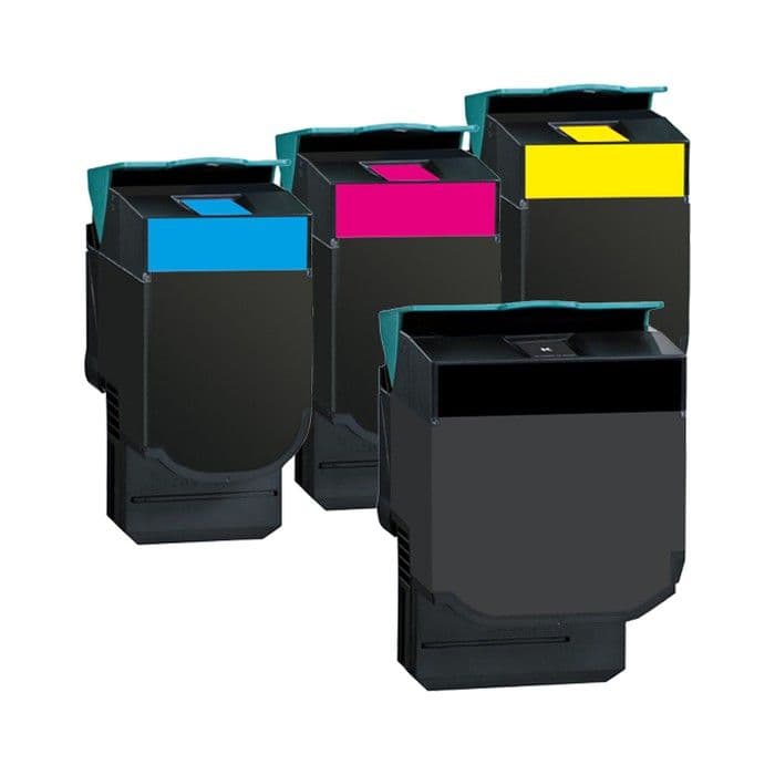 Komplet tonerjev za Lexmark C540 / C543 / C544 / C546 / X543 / X544 / X546 / X548 (CMYK)