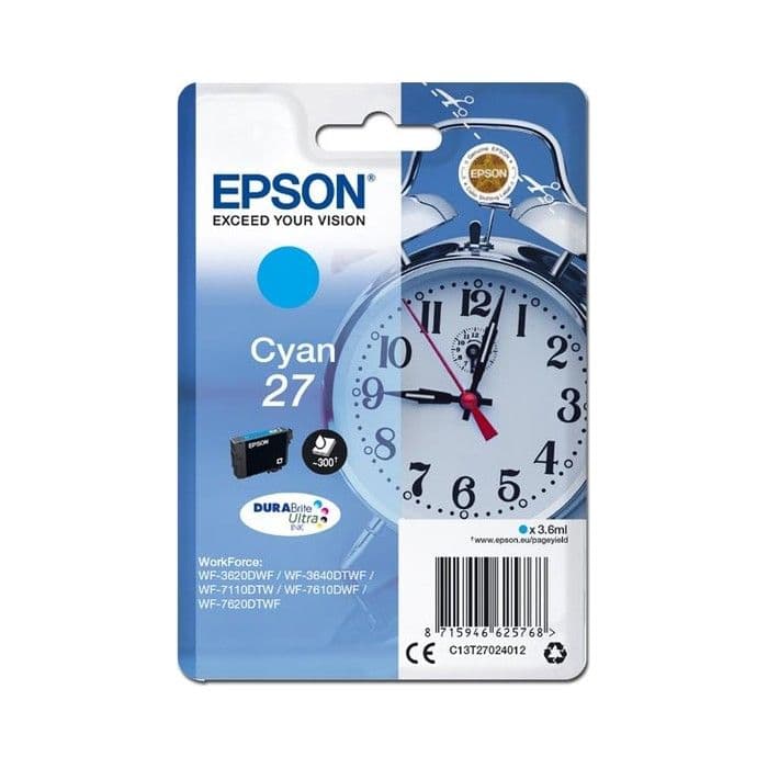Kartuša Epson 27 Cyan / T2702 / Original
